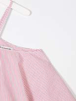 Thumbnail for your product : Dondup Kids striped ruffle layer top