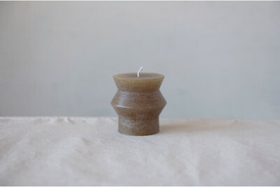 Unscented Pillar Candle