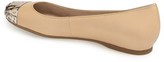 Thumbnail for your product : BCBGeneration 'Bridgit' Cap Toe Leather Ballet Flat (Women)