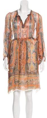 Isabel Marant Long Sleeve Knee-Length Dress