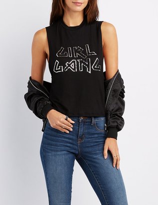 Charlotte Russe Girl Gang Graphic Tee
