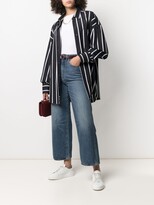 Thumbnail for your product : AMI Paris Striped Chest Pocket Shirt