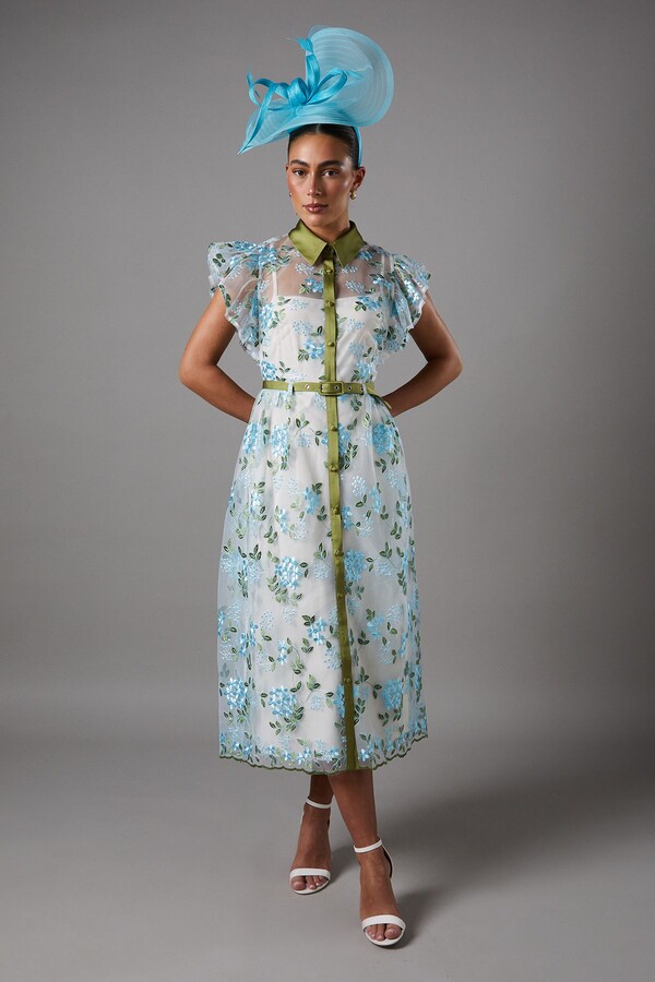 Womens Dresses Debenhams Embroidered Dress Coast Debenhams Women's