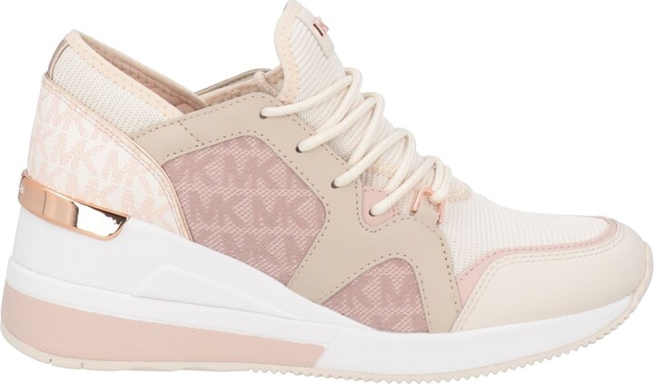 mk rose gold sneakers