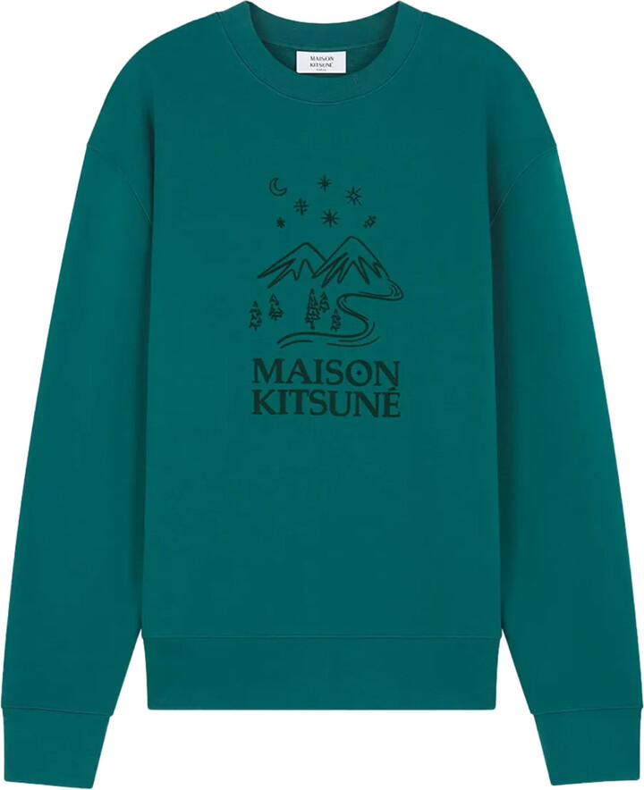 MAISON KITSUNÉ Graphic-Print Sweatshirt