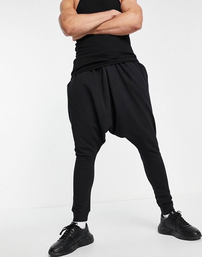 Mens Drop Crotch Joggers | Shop the world's largest collection of fashion |  ShopStyle UK