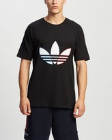 Thumbnail for your product : adidas Men's Black Printed T-Shirts - Tricolour Tee - Size M at The Iconic
