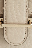 Thumbnail for your product : Chloé Bronte textured-leather shoulder bag