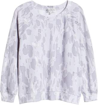 Wildfox Couture Rose Camo Sommers Sweatshirt