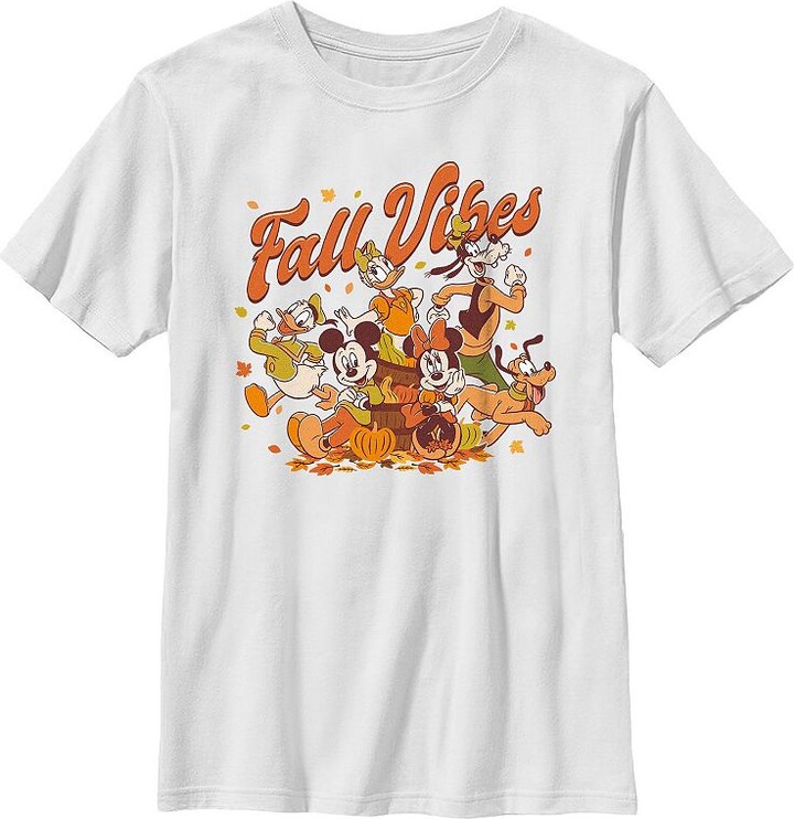 Boys 8-20 Disney's Mickey & Friends Fall Vibes Graphic Tee