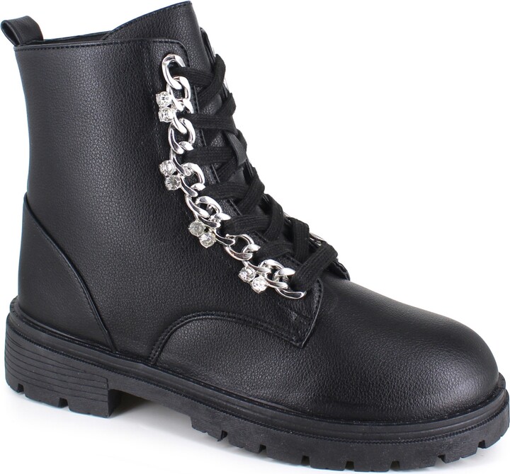 Black Boots With Rhinestones | ShopStyle