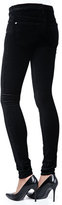 Thumbnail for your product : 7 For All Mankind High-Rise Skinny Velvet Jeans, Black