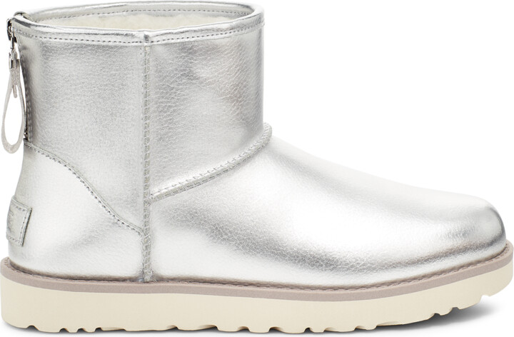 UGG Classic Mini Logo Zip Shine - ShopStyle Cold Weather Boots