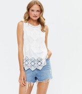 Thumbnail for your product : New Look Crochet Sleeveless Top