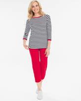 Thumbnail for your product : Chico's Stripe Blocked Tee