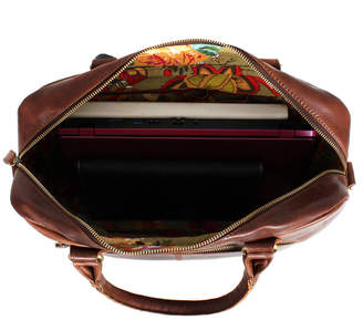 The Leather Store Riina Leather Laptop Work Bag