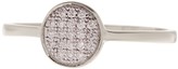 Thumbnail for your product : Bony Levy 18K White Gold Pave Diamond Circle Ring - 0.06 ctw