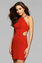 Thumbnail for your product : Faviana 7867 Short Jersey High Neck Cocktail Dress with Beaded Back