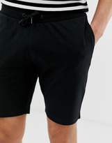 Thumbnail for your product : ONLY & SONS drawstring jersey shorts in black