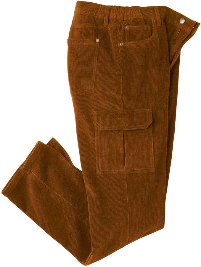 Atlas for Men Corduroy Cargo Trousers - ShopStyle