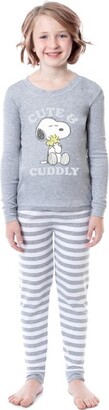Peanuts Girls' I Woke Up This Cute Snoopy Tie-dye Sleep Pajama Set Shorts  (7/8) Multicoloured : Target
