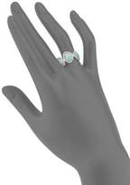 Thumbnail for your product : Meira T Light Amazonite, Diamond & 14K Rose Gold Three Stone Ring