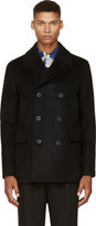Thumbnail for your product : Burberry Black Wool Classic Peacoat