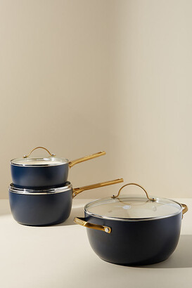 Green Pan Reserve Ceramic Nonstick 10-Piece Cookware Set Blue