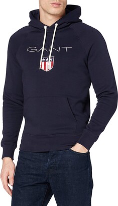 gant blue hoodie