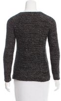 Thumbnail for your product : Maje Metallic-Accented Knit Top