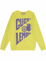Thumbnail for your product : Gucci Logo-Print Long-Sleeve Sweatshirt