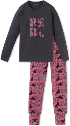 Schiesser Girl's Rebel Madchen Anzug Lang Pyjama Sets