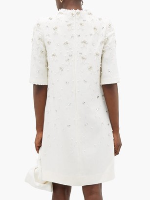 Goat Alexa Crystal-embellished Wool Dress - White