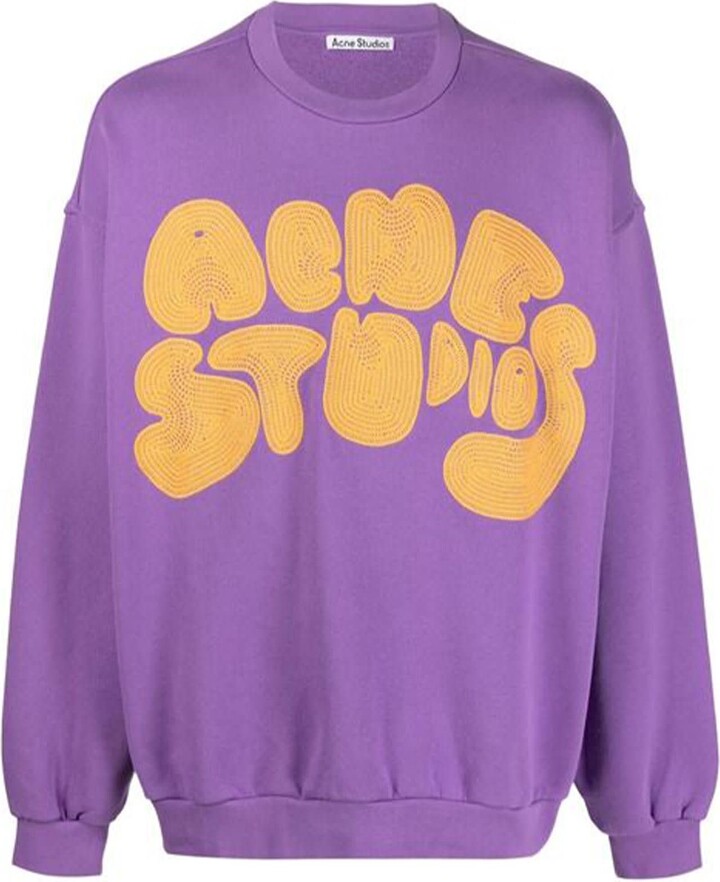Acne Studios Men's Purple Sweatshirts & Hoodies | ShopStyle
