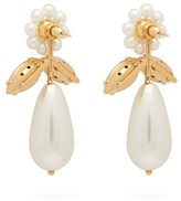 Thumbnail for your product : Simone Rocha Crystal And Faux-pearl Drop Earrings - Pearl