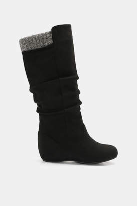 Ardene Knee High Wedge Boots - Shoes |
