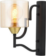 East Urban Home Ried Iron Armed Sconce