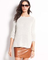 Thumbnail for your product : Ann Taylor Marled Stitched Sweater