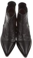 Thumbnail for your product : No.21 Leather Pointed-Toe Ankle Boots