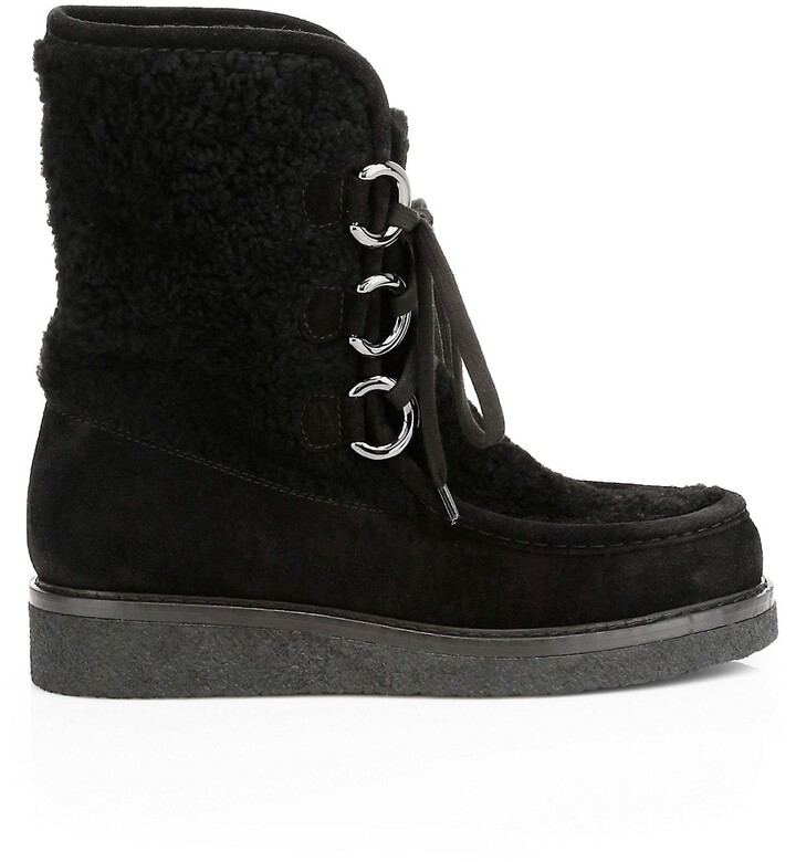 aquatalia shearling boots