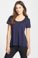 Thumbnail for your product : Eileen Fisher U-Neck Organic Linen A-Line Tee