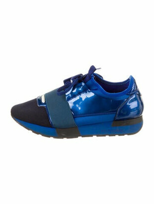 Balenciaga Race Runner Sneakers Blue - ShopStyle