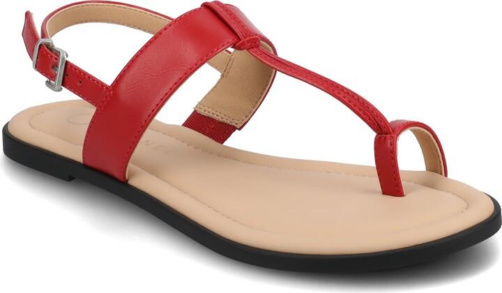 Journee Collection Journee Women's Gerra Flat Sandals