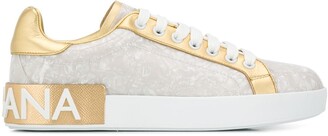 dolce and gabbana mother of pearl sneakers
