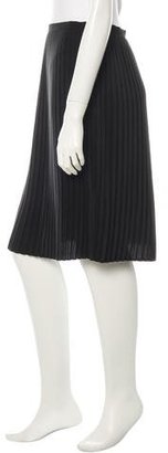 Narciso Rodriguez Pleated Silk Skirt