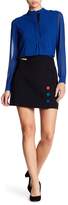 Thumbnail for your product : Anne Klein Contrast Button Miniskirt