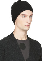 Thumbnail for your product : Lad Musician Black Rib Knit Beanie