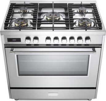 Verona Ultima Seroes 36 Inch Dual Fuel Range with 5 Sealed Burners