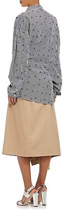 Robert Rodriguez Women's Ruffle-Trimmed A-Line Skirt - Olive