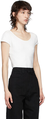 Lemaire Off-White Short Sleeve Bodysuit